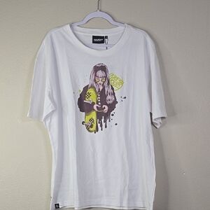 Freshhoods wait a momment oversized Short Sleeve Tee size Medium.